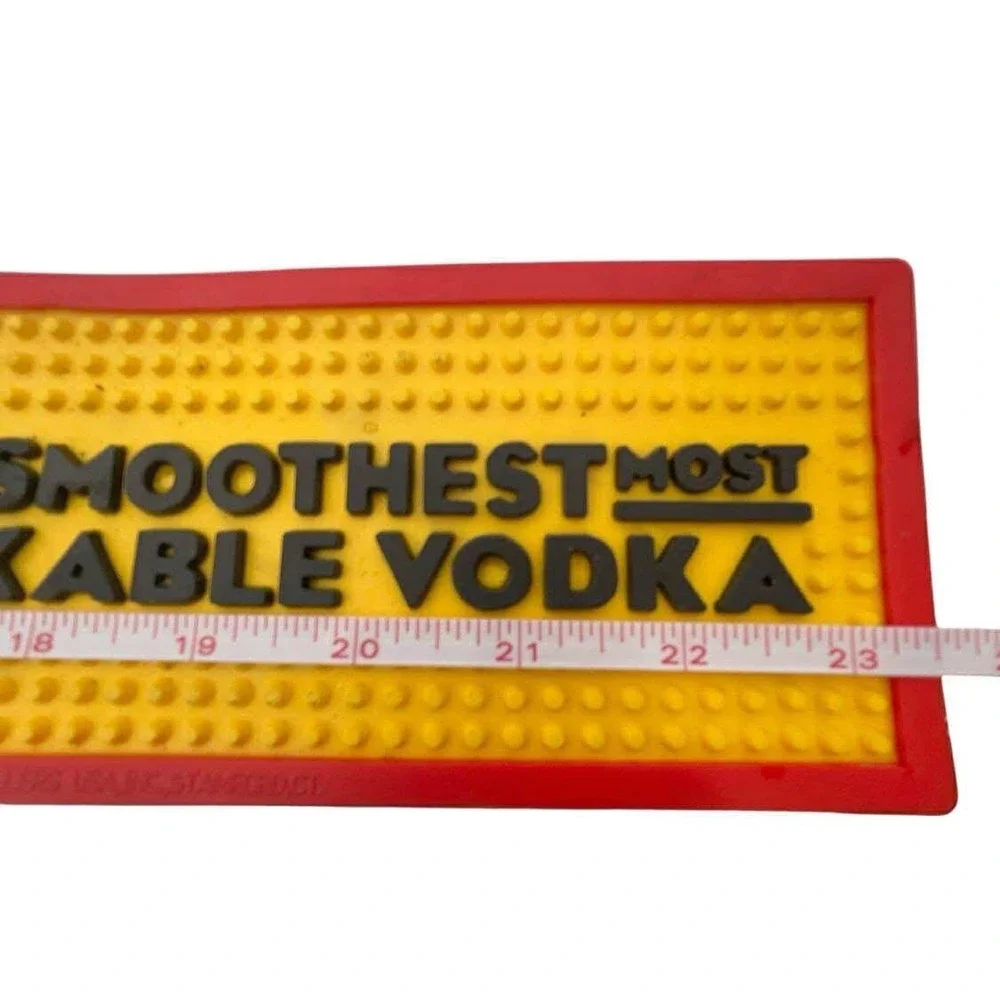Gordons Gin Vodka Bar Spill Mat Rubber Rail Runner Barware Pub Home Bar Set of 2